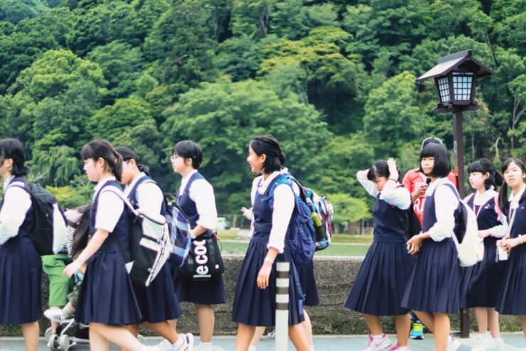 中学校の見学旅行