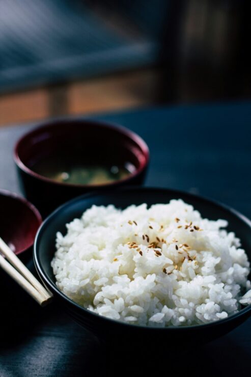 朝食（ご飯と味噌汁）